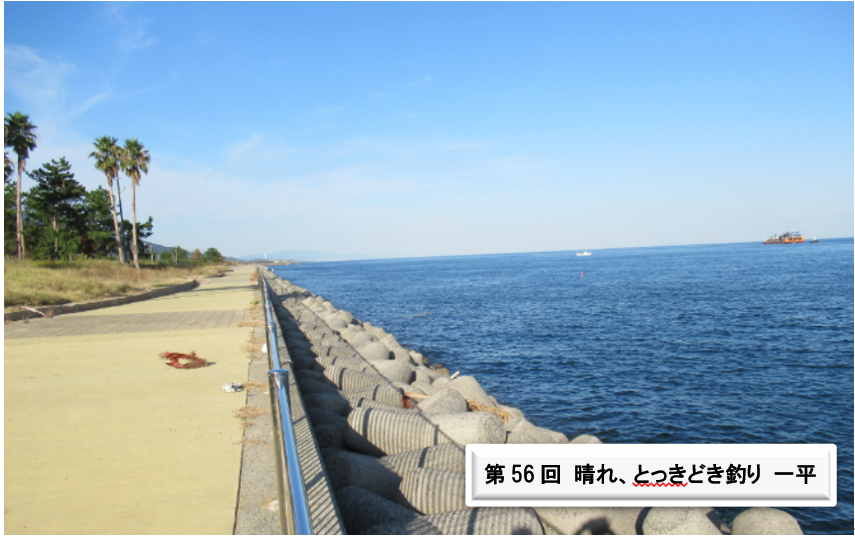 写真ー１．淡路島志筑・生穂新島より北（神戸方面）を望む（2019年10月16日）